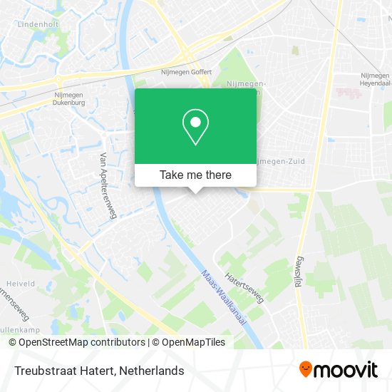 Treubstraat Hatert map