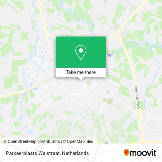 Parkeerplaats Walstraat map