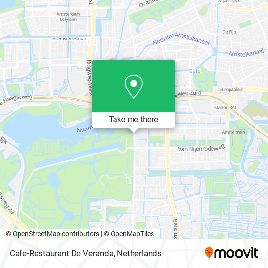 Cafe-Restaurant De Veranda map