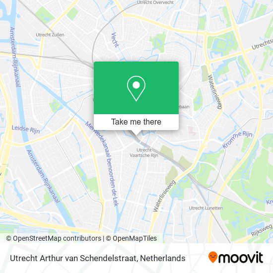 Utrecht Arthur van Schendelstraat Karte
