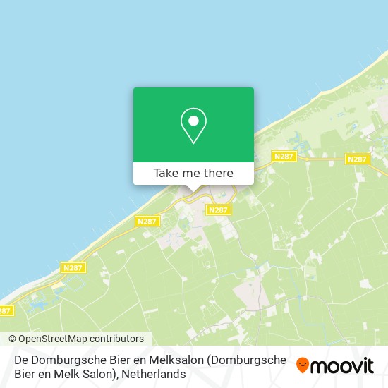 De Domburgsche Bier en Melksalon (Domburgsche Bier en Melk Salon) Karte