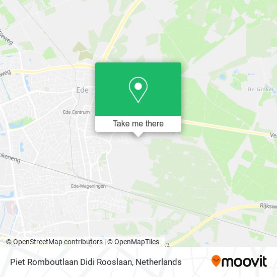 Piet Romboutlaan Didi Rooslaan map