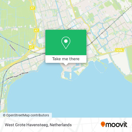 West Grote Havensteeg map