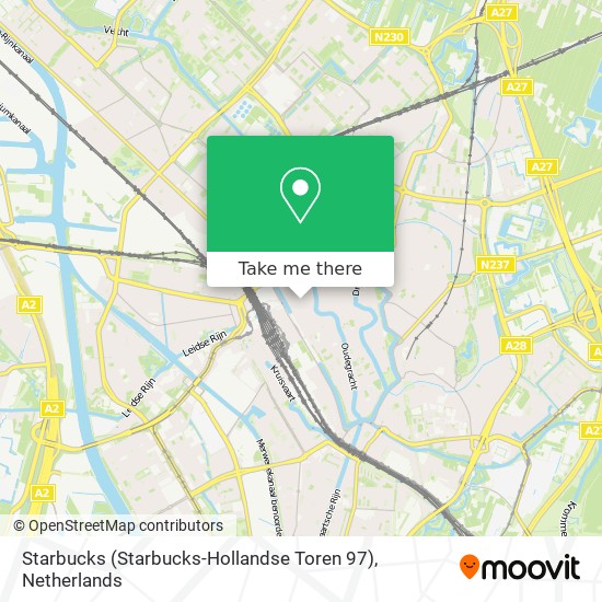 Starbucks (Starbucks-Hollandse Toren 97) Karte