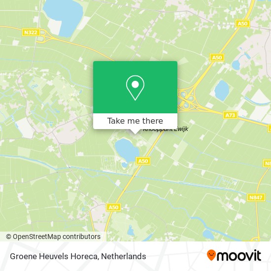 Groene Heuvels Horeca Karte