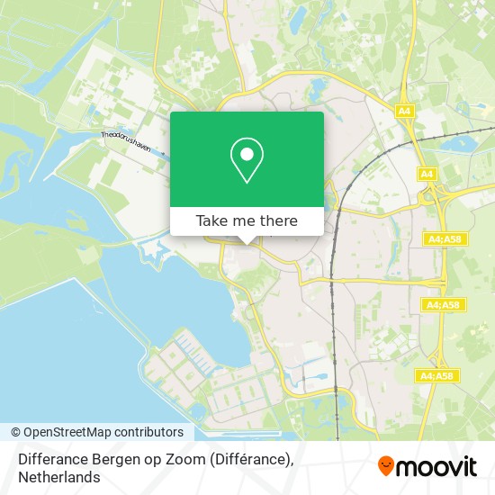 Differance Bergen op Zoom (Différance) Karte