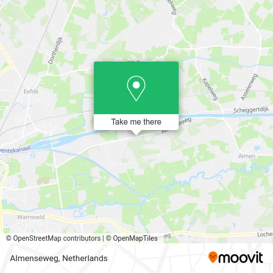 Almenseweg map