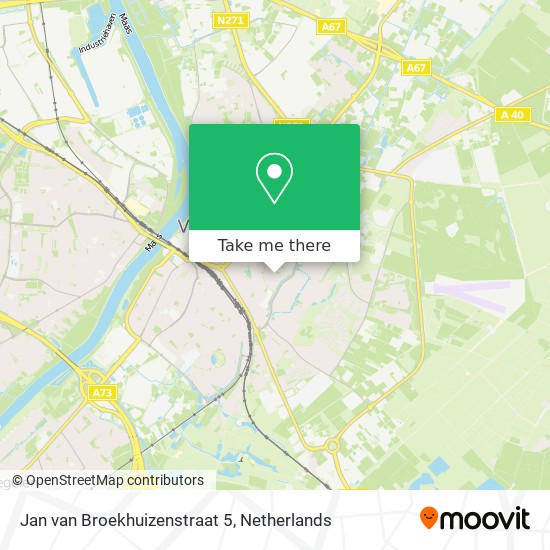 Jan van Broekhuizenstraat 5 Karte
