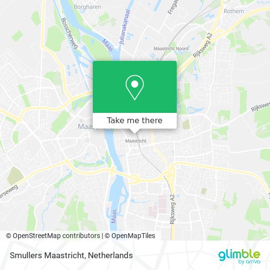 Smullers Maastricht map