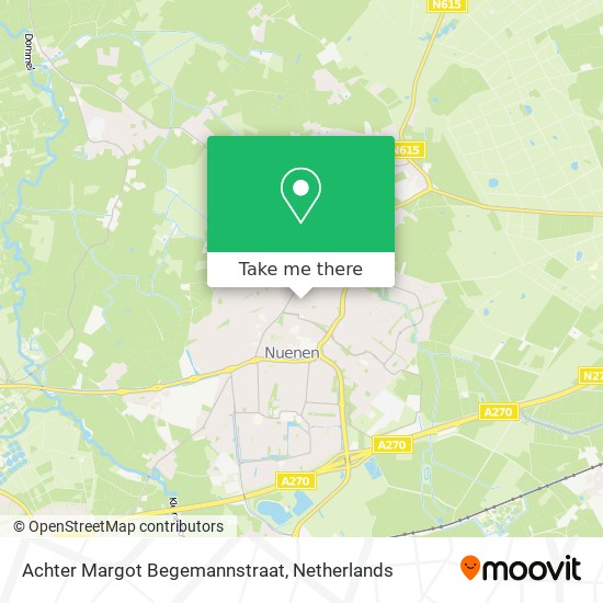 Achter Margot Begemannstraat map