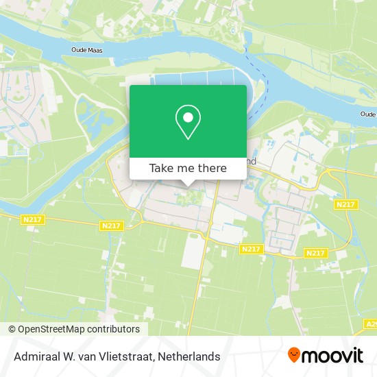 Admiraal W. van Vlietstraat map