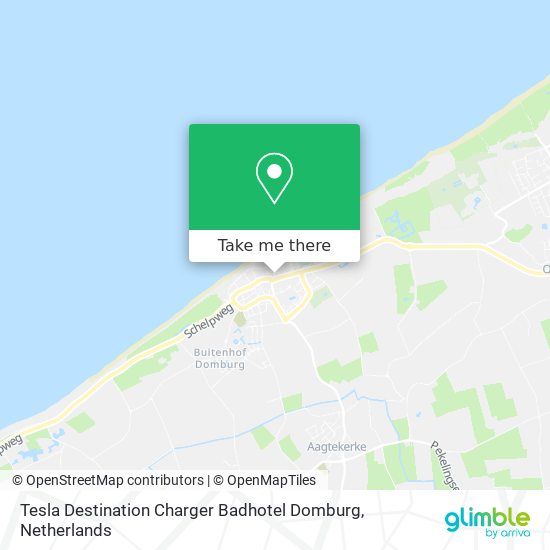 Tesla Destination Charger Badhotel Domburg map