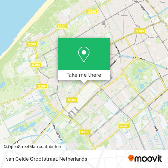 van Gelde Grootstraat map