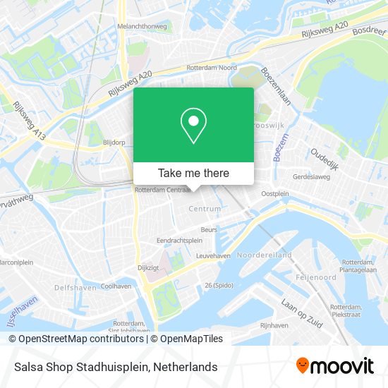 Salsa Shop Stadhuisplein map