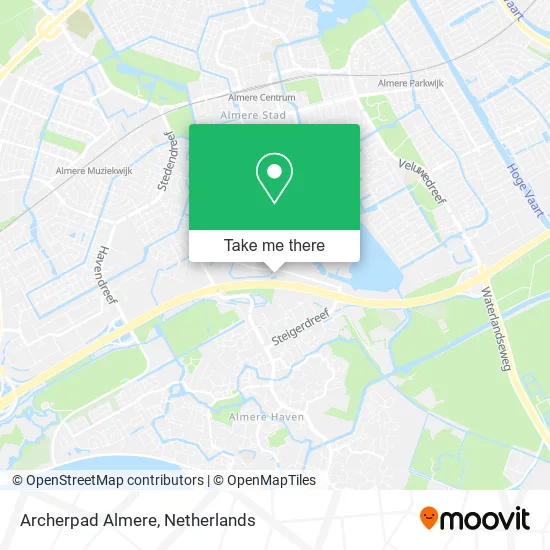 Archerpad Almere map