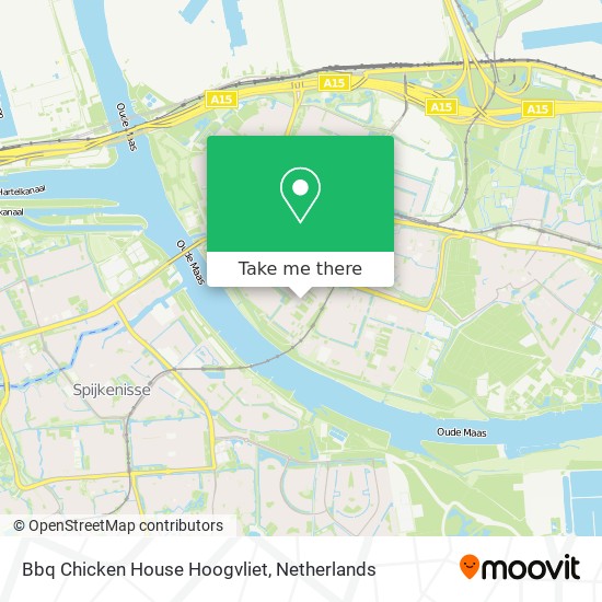 Bbq Chicken House Hoogvliet map