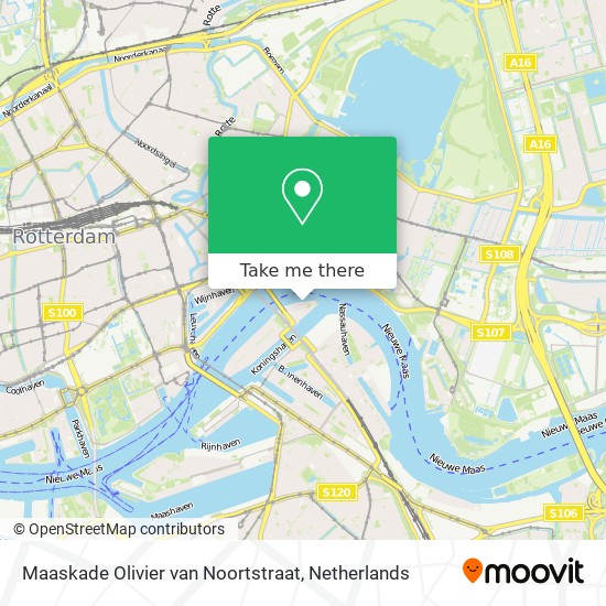 Maaskade Olivier van Noortstraat Karte