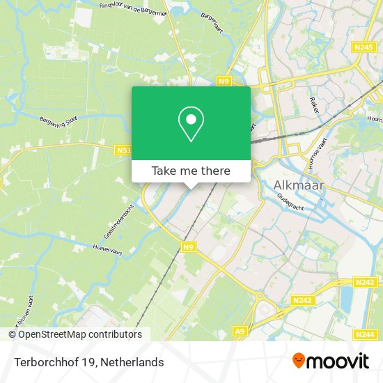 Terborchhof 19 map