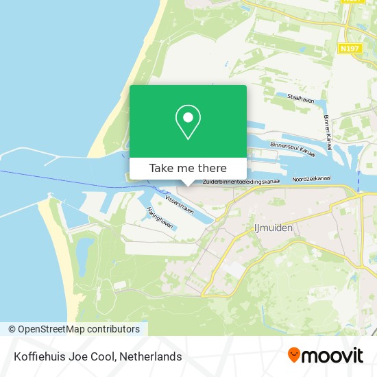 Koffiehuis Joe Cool map