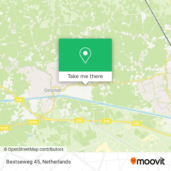 Bestseweg 45 map