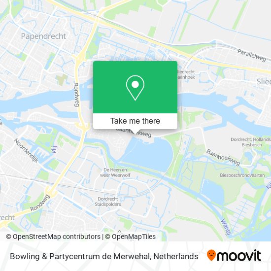 Bowling & Partycentrum de Merwehal map