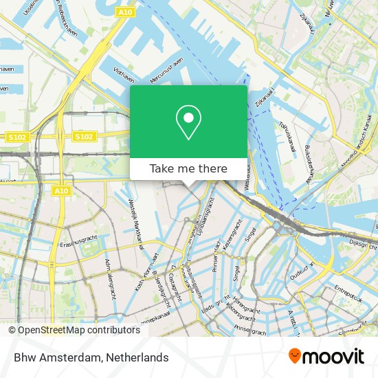 Bhw Amsterdam map