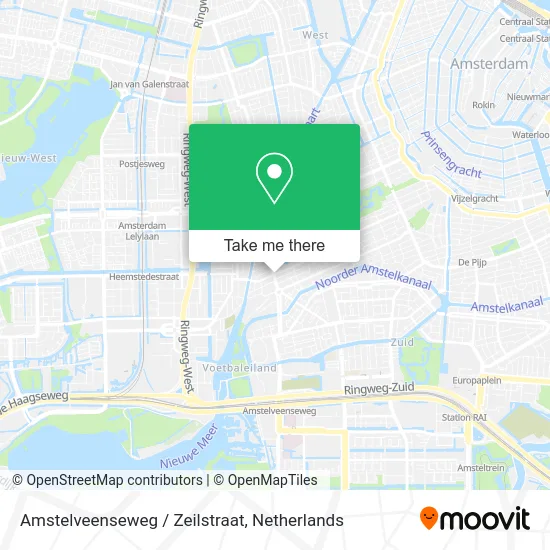 Amstelveenseweg / Zeilstraat map