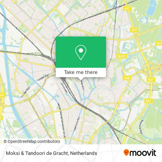 Moksi & Tandoori de Gracht map