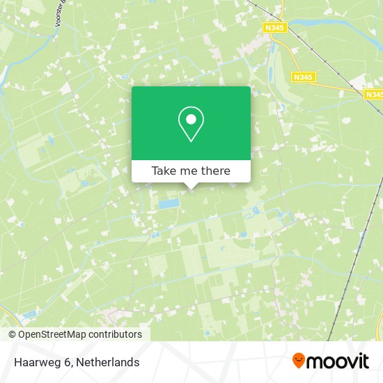 Haarweg 6 map