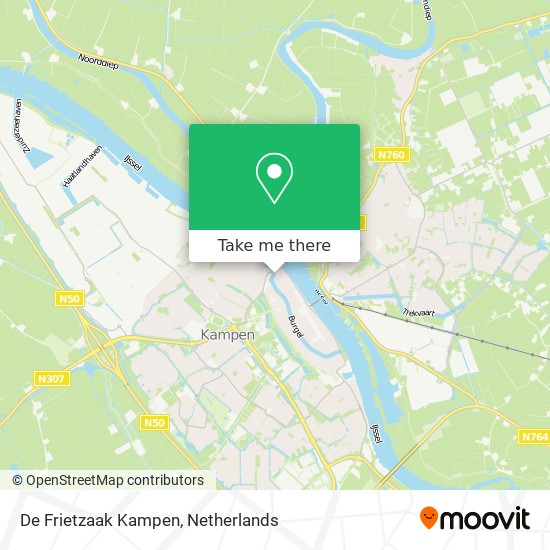 De Frietzaak Kampen map