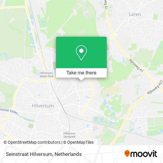 Seinstraat Hilversum map