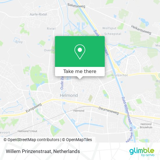 Willem Prinzenstraat Karte
