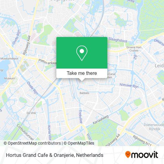 Hortus Grand Cafe & Oranjerie map