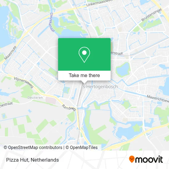 Pizza Hut map