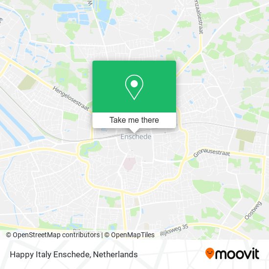 Happy Italy Enschede map