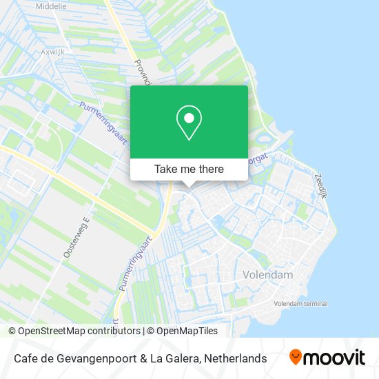 Cafe de Gevangenpoort & La Galera map