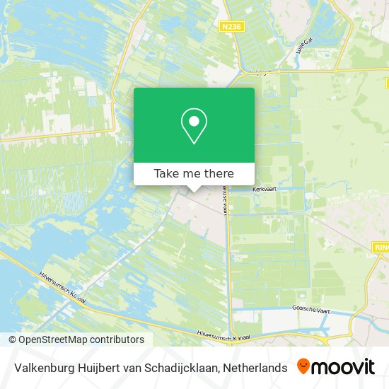 Valkenburg Huijbert van Schadijcklaan map