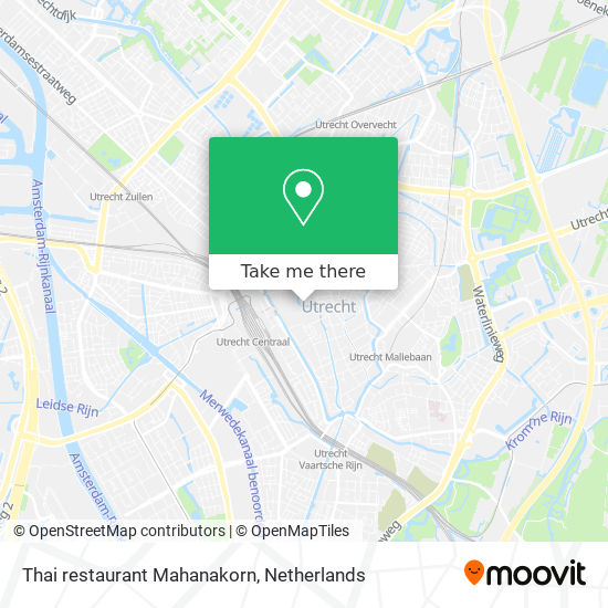 Thai restaurant Mahanakorn map