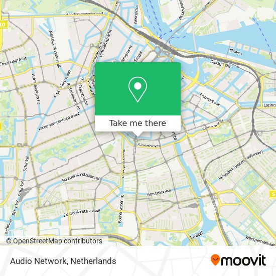 Audio Network map