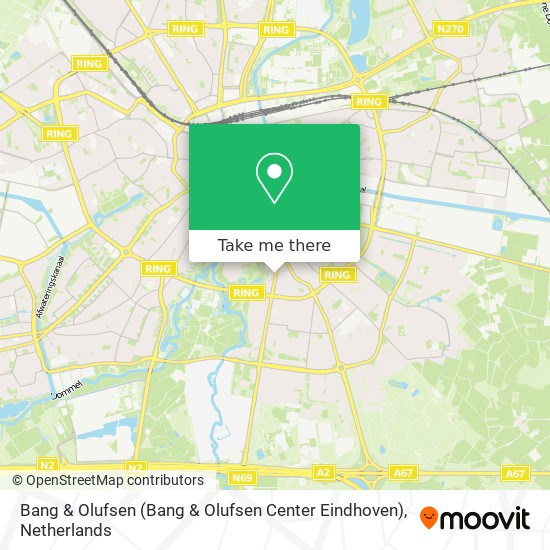 Bang & Olufsen (Bang & Olufsen Center Eindhoven) Karte