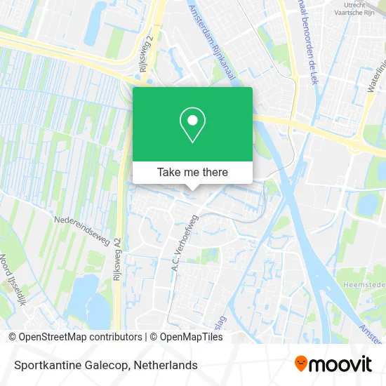 Sportkantine Galecop map