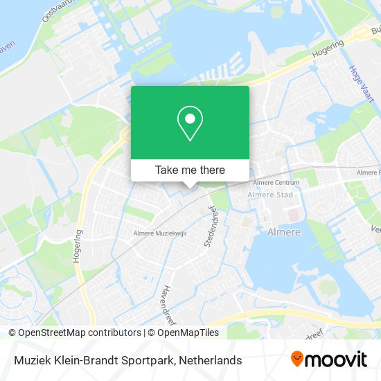 Muziek Klein-Brandt Sportpark map