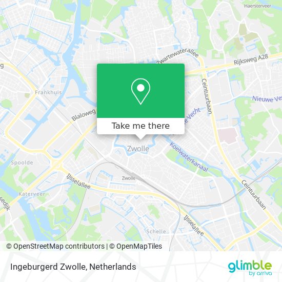 Ingeburgerd Zwolle map