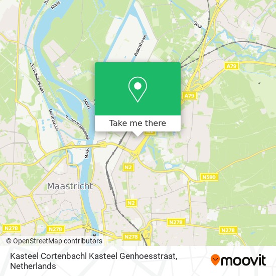 Kasteel Cortenbachl Kasteel Genhoesstraat Karte