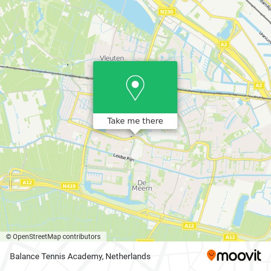 Balance Tennis Academy map