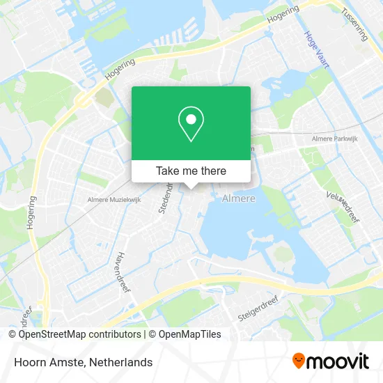 Hoorn Amste map