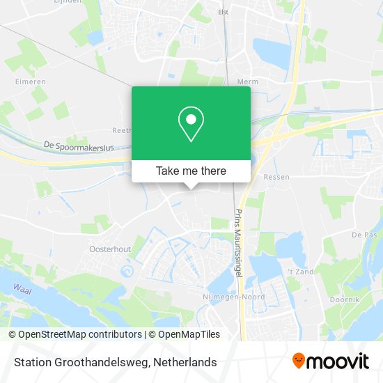 Station Groothandelsweg map