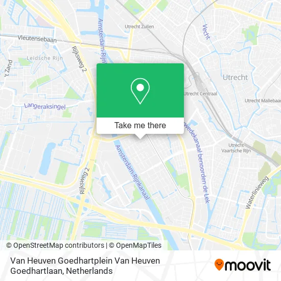 Van Heuven Goedhartplein Van Heuven Goedhartlaan map