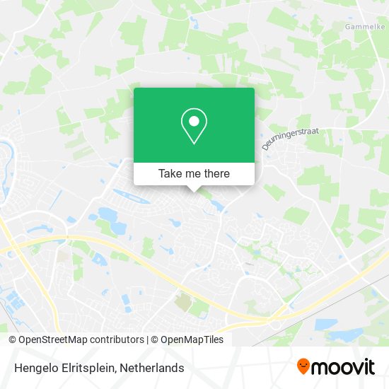Hengelo Elritsplein map