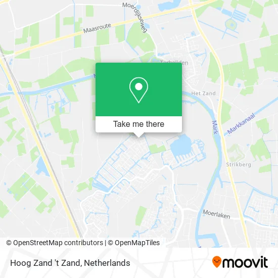 Hoog Zand 't Zand map